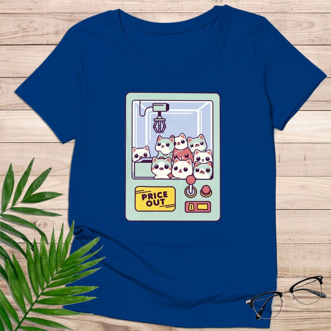 camiseta Camiseta Gatitos en la Máquina de Peluches – Diseño Kawaii – 190g Algodón Premium