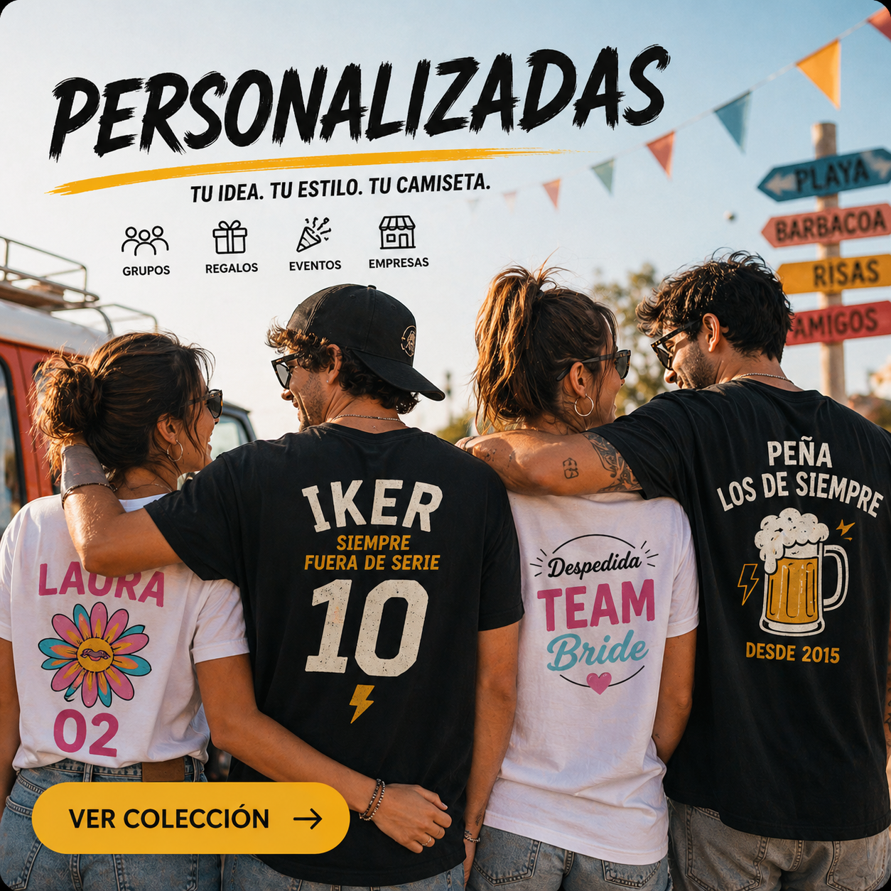 Camisetas Personalizadas Online - Diseña la tuya en Kolortees