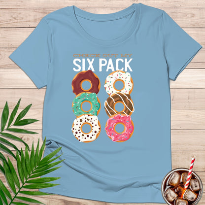 Camiseta "Check My Six Pack" – Donuts, Humor y Estilo Foodie | KolorTees