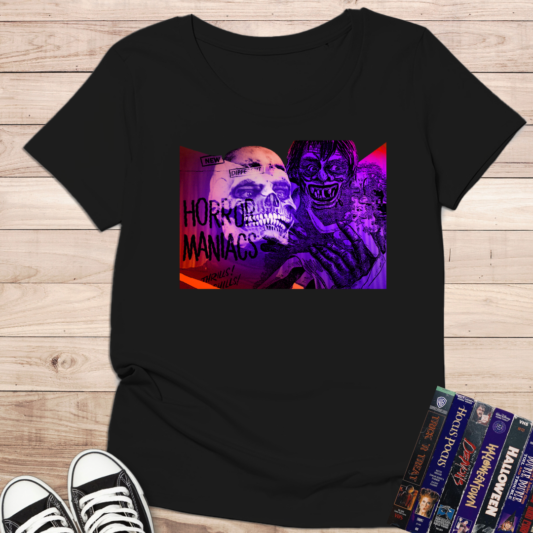 Camiseta "Horror Maniacs" – Diseño Retro Serie B - KolorTees