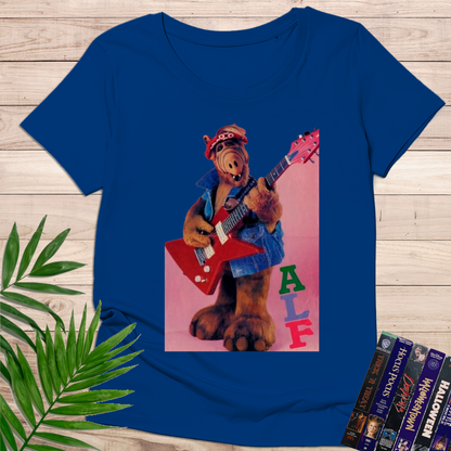 Camiseta “Alien Rocker 80s” – Retro TV Style