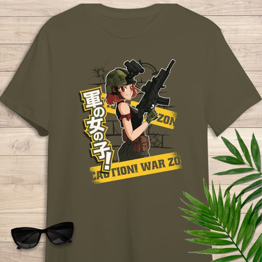 Camiseta Anime army