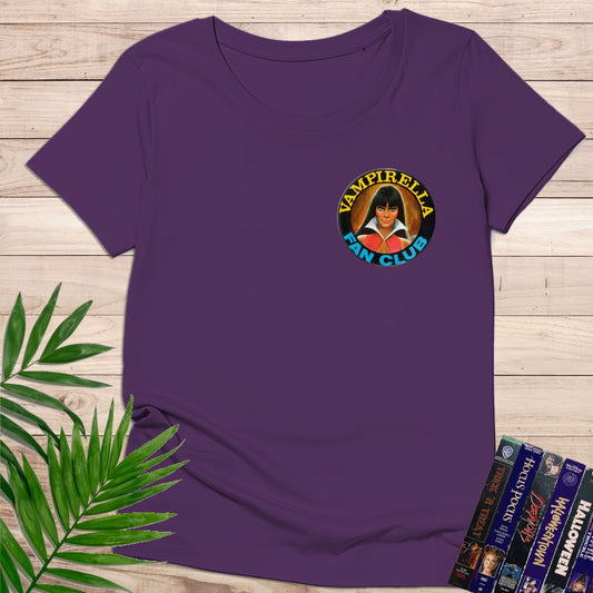 Camiseta “Classic Horror Fan Club – Retro Badge”