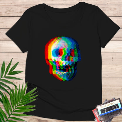 Camiseta "Color Skull" – Calavera Psicodélica Multicolor
