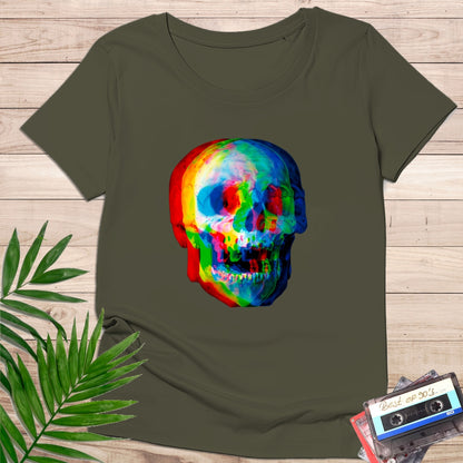 Camiseta "Color Skull" – Calavera Psicodélica Multicolor