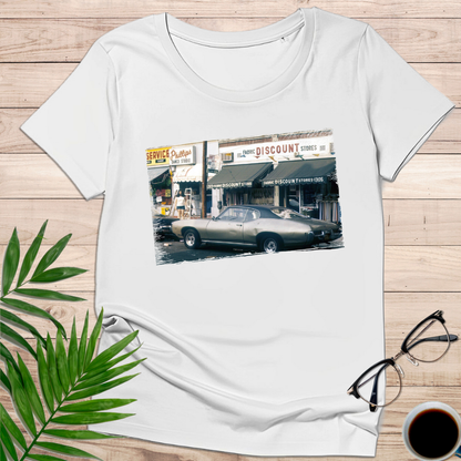 Camiseta "Fabric Discount Stores" – Urban 70s Look