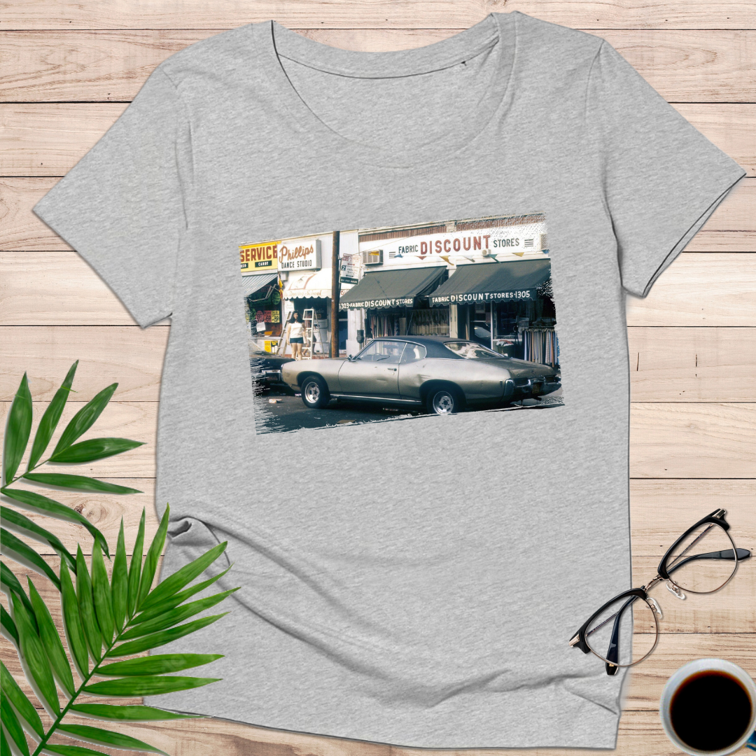 Camiseta "Fabric Discount Stores" – Urban 70s Look