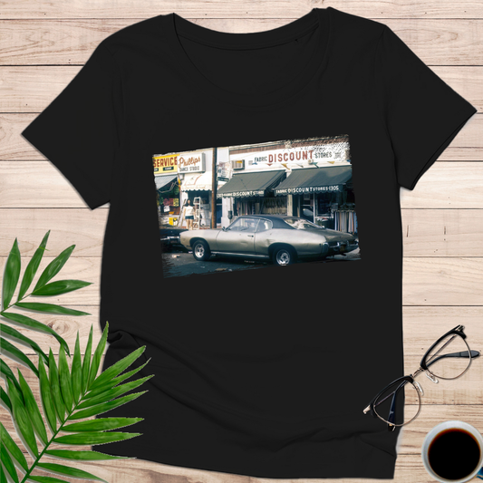 Camiseta "Fabric Discount Stores" – Urban 70s Look