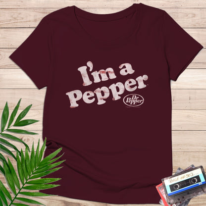 Camiseta "I’m a Pepper – Dr Pepper Retro"