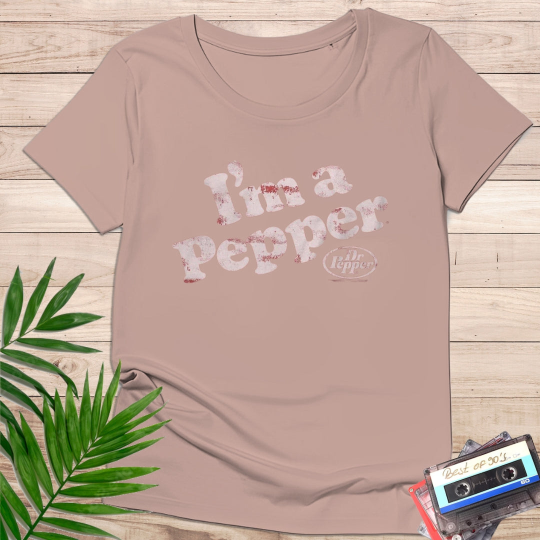 Camiseta "I’m a Pepper – Dr Pepper Retro"