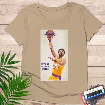 Camiseta "Kareem Abdul-Jabbar Lakers" – Media Guide 1975 Retro
