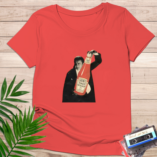 Camiseta "Ketchup Dracula" – Humor Retro Pop Art - KolorTees