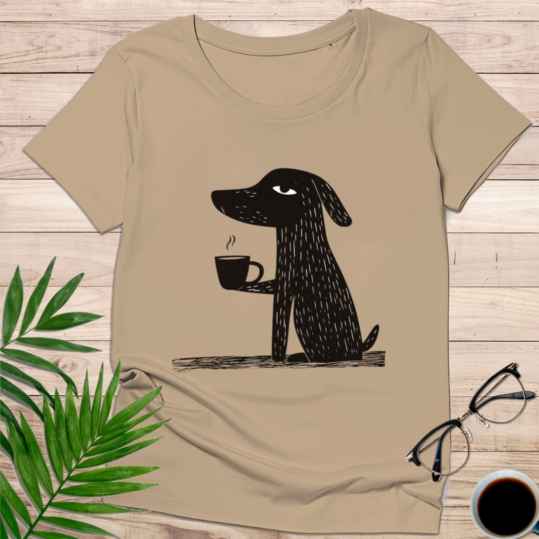 Camiseta Perro con Café