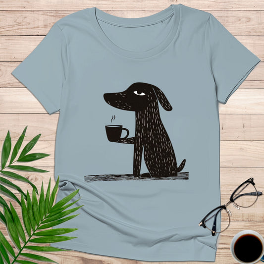 Camiseta Perro con Café Kolortees