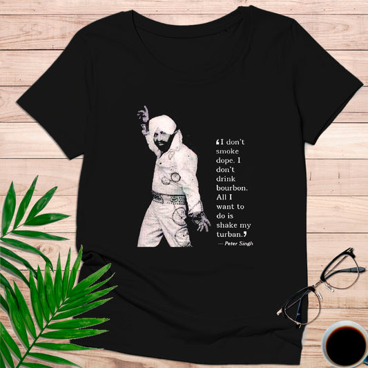 Camiseta "Peter Singh – Shake My Turban" – Vintage Cult