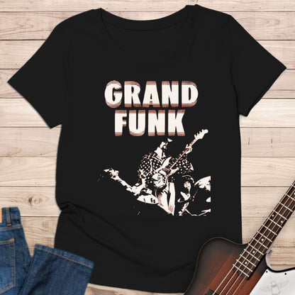 Camiseta "Grand Funk" – Estilo Rock Vintage 70s  KolorTees