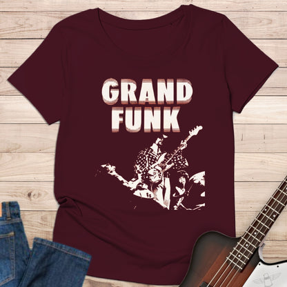 Camiseta "Grand Funk" – Estilo Rock Vintage 70s  KolorTees