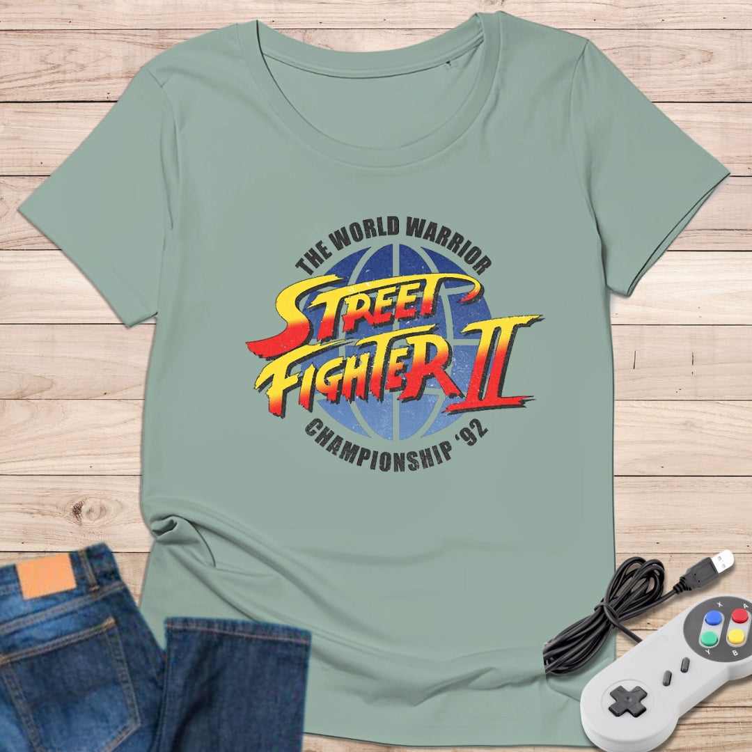 Camiseta “Retro Arcade Fighter ’92 – Championship Edition” – Retro Arcade Classic