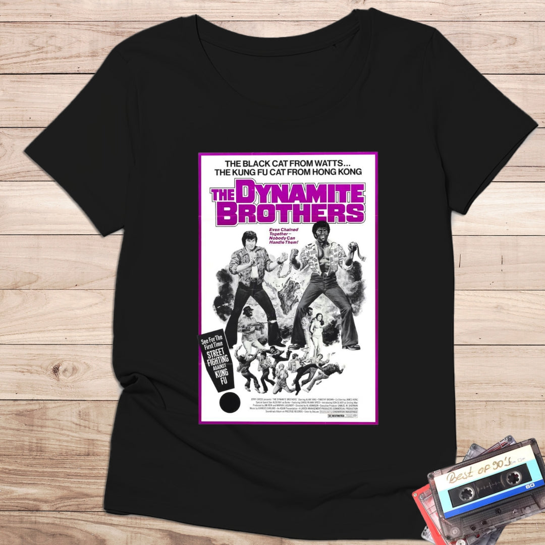Camiseta "The Dynamite Brothers" – Poster Retro Kung Fu