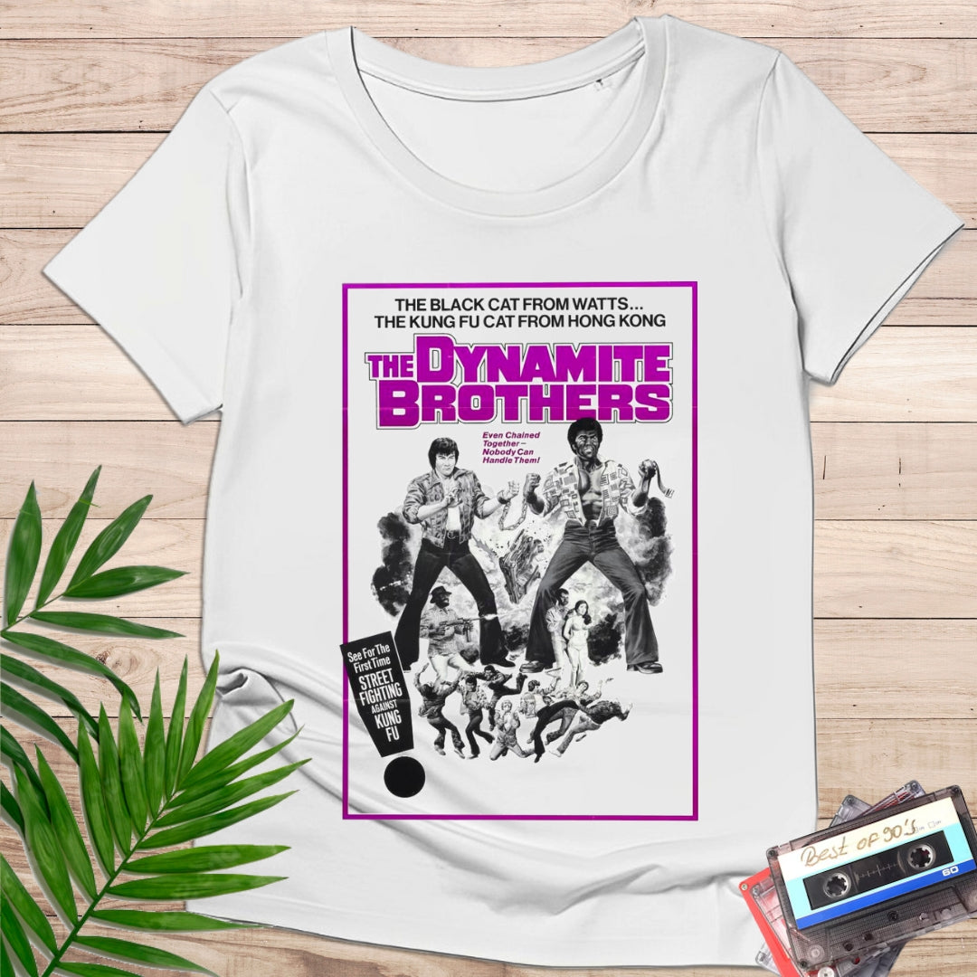Camiseta "The Dynamite Brothers" – Poster Retro Kung Fu