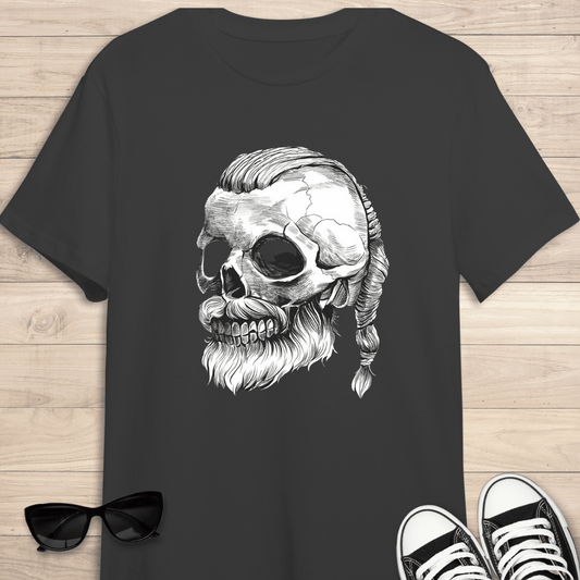 camiseta Camiseta de manga corta Viking Skull