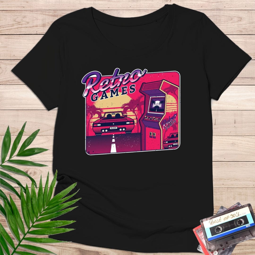 camiseta Camiseta Retro 80s -Arcade retro Games- Vaporwave – Estilo Único | KolorTees