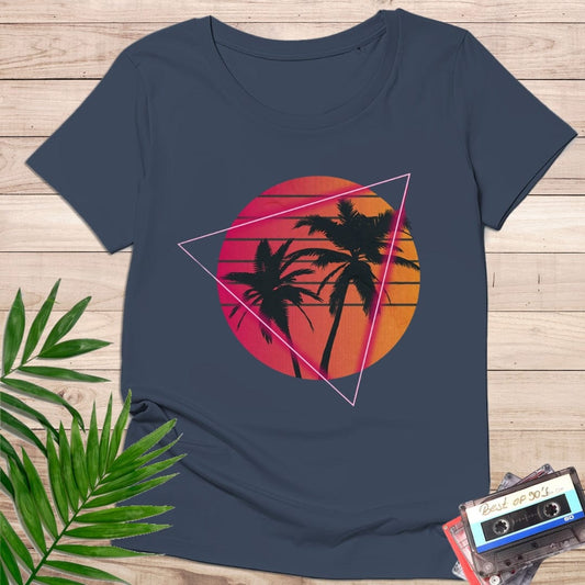 camiseta Camiseta Retro 80s -Atardecer 80- Vaporwave – KolorTees