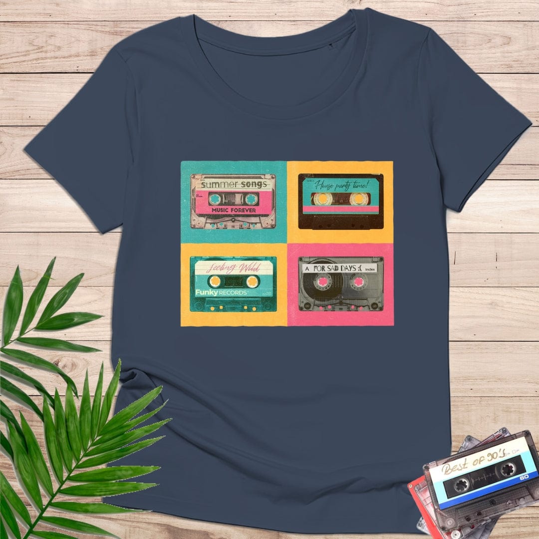 camiseta Camiseta Retro 80s -Casettes – KolorTees