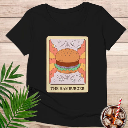 camiseta Camiseta Tarot de la Hamburguesa – Estilo Foodie y Divertido | KolorTees