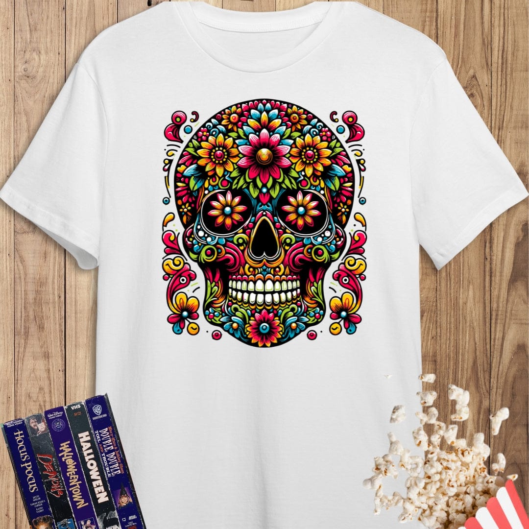 Camiseta de manga corta Calavera Mexicana