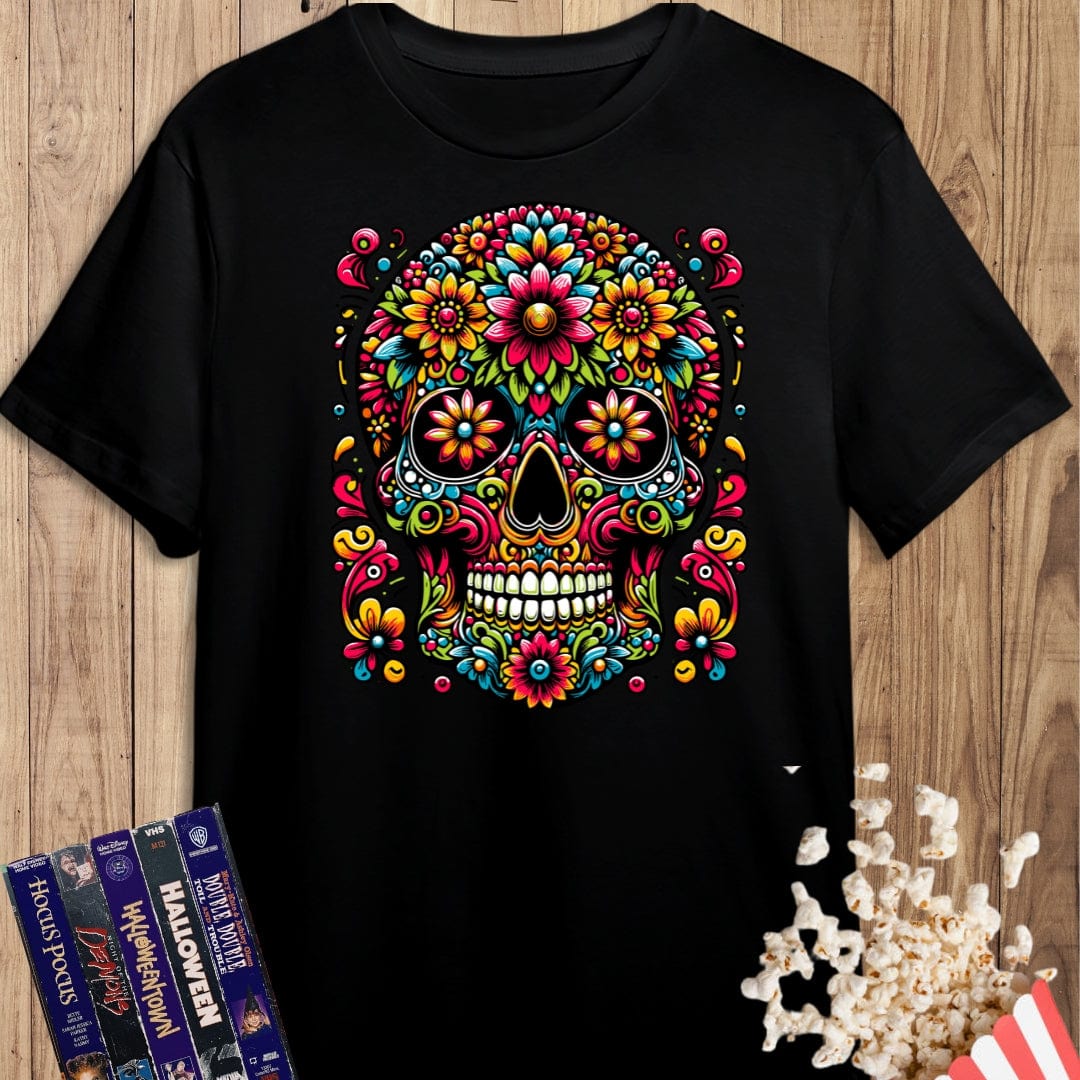 Camiseta de manga corta Calavera Mexicana