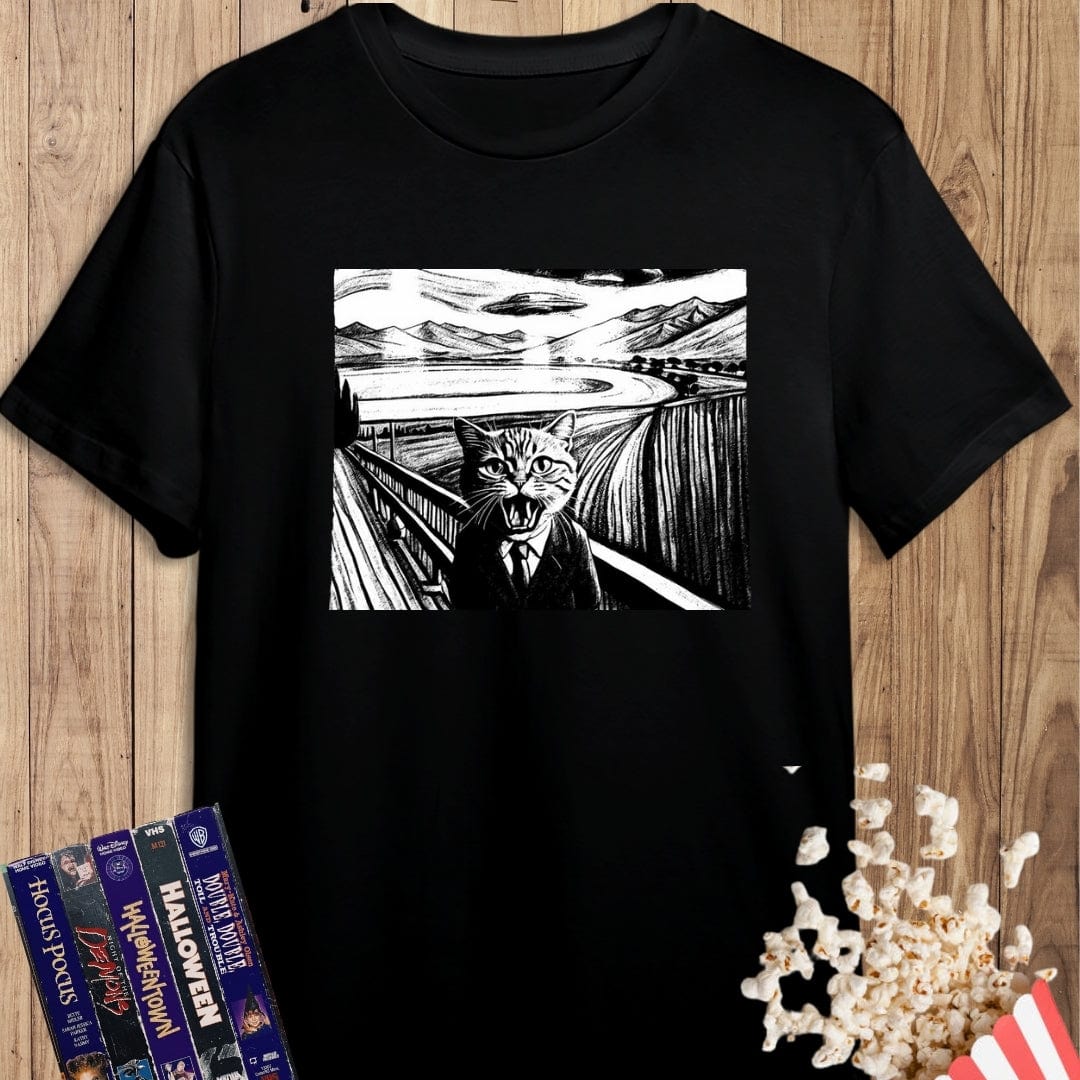 Camiseta de manga corta El grito del Gato