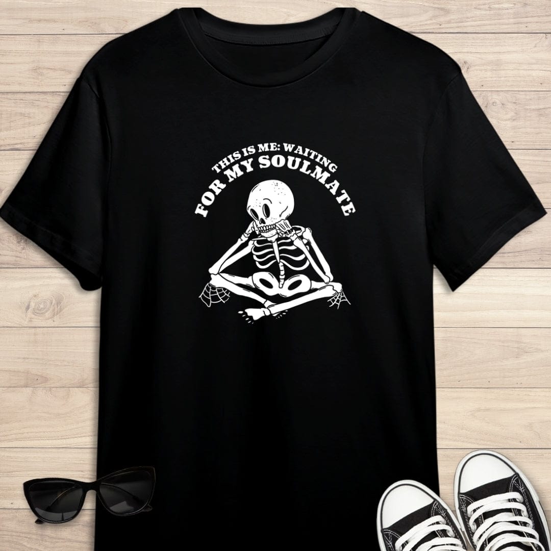 Camiseta de manga corta Esqueleto Aburrido