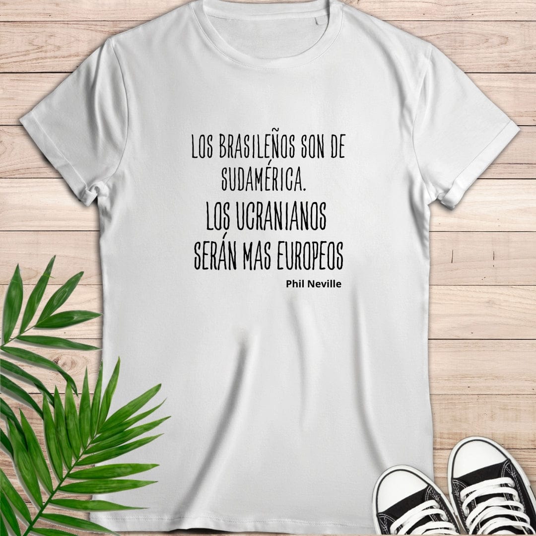 Camiseta de manga corta Geografía futbolera básica.