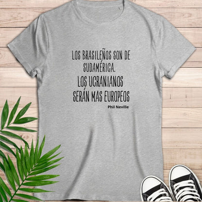 Camiseta de manga corta Geografía futbolera básica.