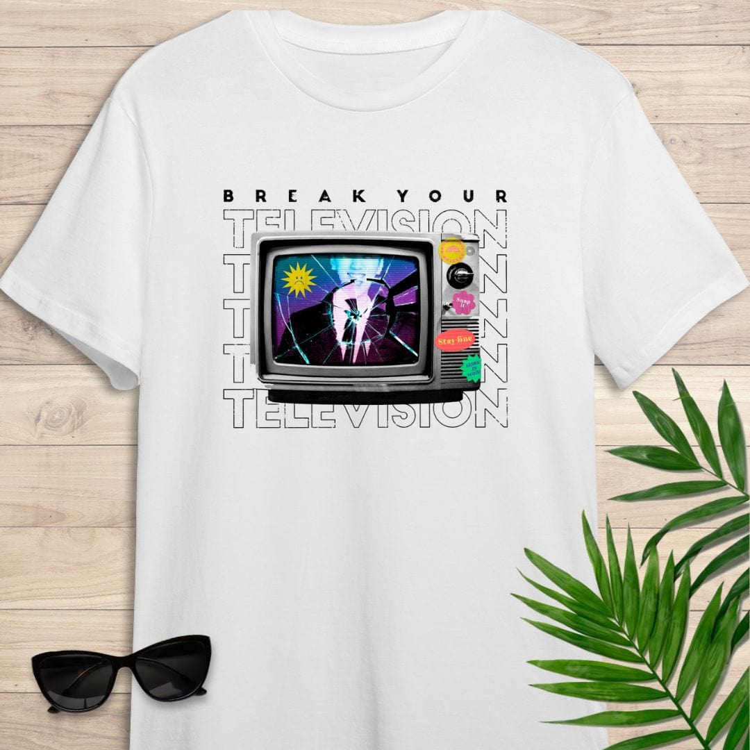 Camiseta de manga corta Rompe la Tele