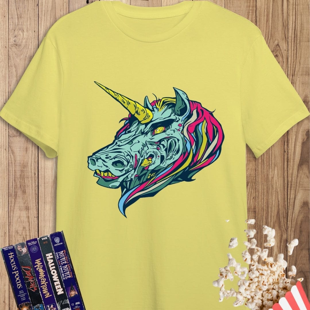 Camiseta de manga corta Unicornio Zombie