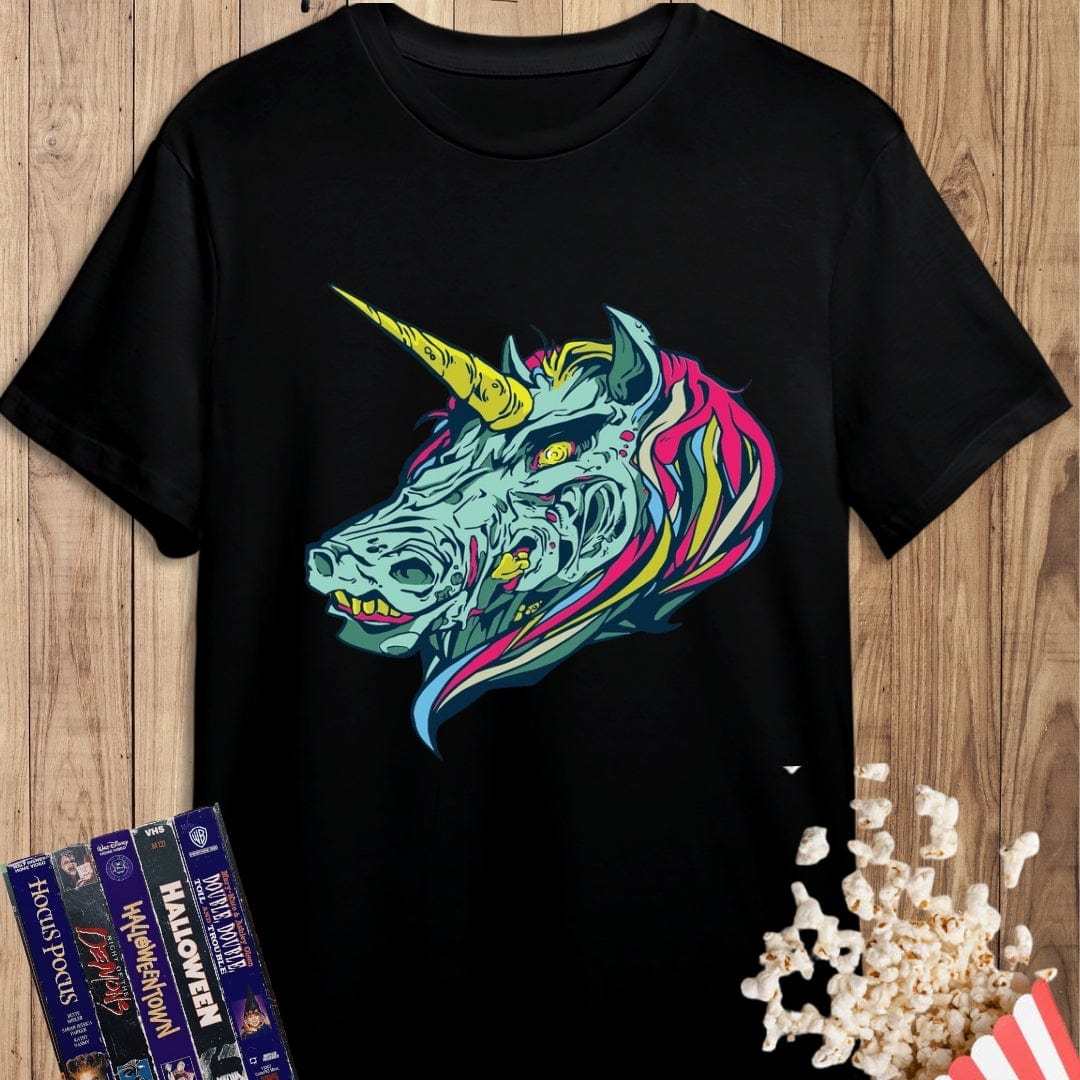 Camiseta de manga corta Unicornio Zombie