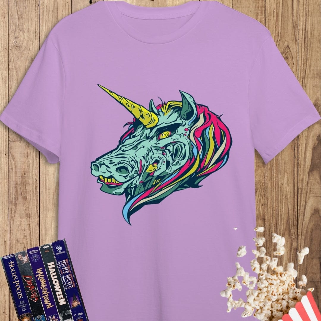 Camiseta de manga corta Unicornio Zombie