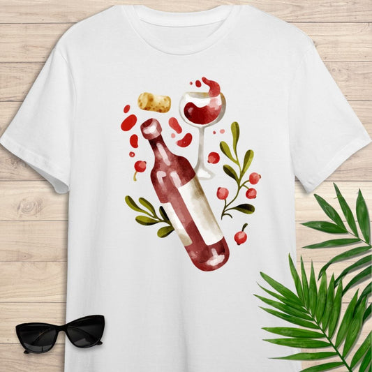 Camiseta de manga corta Viva el vino