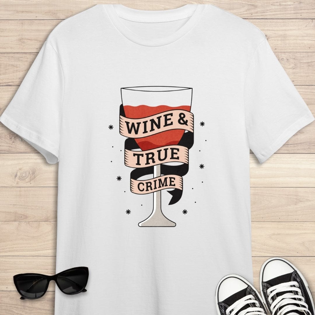 Camiseta de manga corta Wine & True Crime