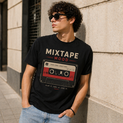 Mixtape Mood streetwear retro t-shirt outfit
